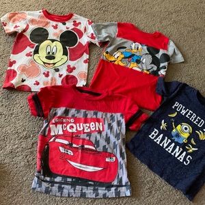 4 Disney shirts